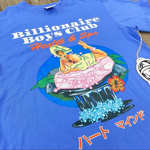 (K) Billionaire Boys Club Blue Health & Spa Tee - Picture 2 of 3